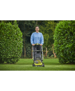 Tagliaerba a batteria ryobi "ry18lmx40c-240" taglio 40 cm 18v, due batterie 4.0ah incluse